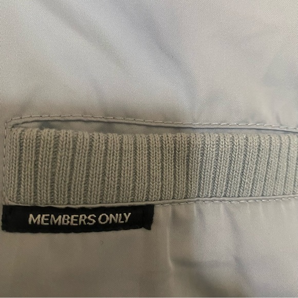 Vintage Grey Members Only Bomber - Picture 3 of 3